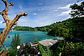 Jamaika Port Antonio  Tropische Landschaft bei der Blauen Lagune