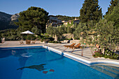 Swimming Pool at Sa Pedrissa Agroturisme Finca Hotel, Deia, Mallorca, Balearic Islands, Spain