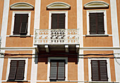 Facade. Peccioli. Tuscany, Italy