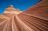 The Wave sandstone formation. North Coyote Buttes. Paria Canyon-Vermillion Cliffs Wilderness. Arizona, USA