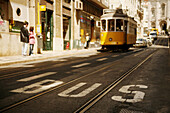 Tramway. Lisbon. Portugal.