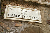 Via del Campidoglio. Rome. Italy
