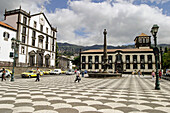 Colégio dos Jesuitas church and Townhall. Praça do Municipio. Funchal. Madeira. Portugal.