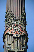 Christopher Columbus statue detail. Barcelona. Catalonia. Spain