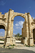 South Gate, archaeological site of Jerash. Jordan