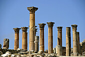 Temple of Artemis, archaeological site of Jerash. Jordan