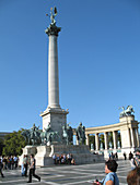 Heroes Square and Millenary Monument. Budapest. Hungary