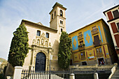 Church of Santa Ana and San Gil. Granada. Andalusia, Spain