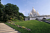 Basilica of the Sacred Heart. Pigalle. Montmatre. Paris. France