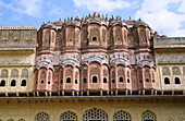 Interior of Hawa Mahal, Palace of the Winds. Jaipur. Rajasthan. India.