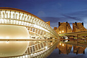 Hemisferic (planetarium and cinema), City of Arts and Sciences by S. Calatrava. Valencia. Spain