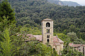 Sant Cristofol church. Beget. Ripollès. Alta Garrotxa. Catalunya. Spain.