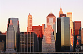 Lower Manhattan skyline. New York City, USA