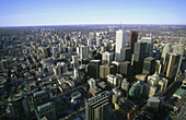 View of Toronto from CN Tower, Toronto. Canada