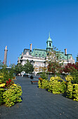 Place Jacques Cartier and City Hall, Montreal. Canada
