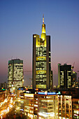 Frankfurt skyline. Germany