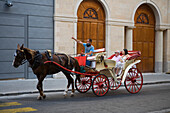 Tourists on Horse Carriage, Palma, Mallorca, Balearic Islands, Spain