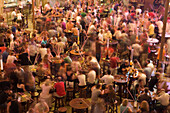 Party Crowd in Mega Park Disco and Club, El Arenal, Playa de Palma, Mallorca, Balearic Islands, Spain