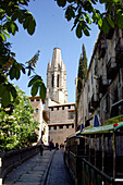 Church of Sant Feliu, Girona. Catalonia, Spain