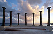 Columns. Cancún. Quintana Roo. Mexico.