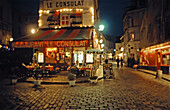 Outdoor café at Montmartre, Paris. France