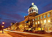 Bonsecours Market (Marche Bonsecours) in the Old Port of Montreal (Vieux Port de Montreal).  The Market was inaugurated in 1847 but today functions mainly as an exhibition center. Quebec, Canada