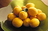 Lemons on plate