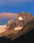 Dawn over the Bugaboos, Purcell mountains. British Columbia. Canada.