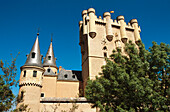 Tower of Juan II in the Alcázar. Segovia. Spain