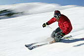 Man skiing in Sun Valley, Idaho. USA