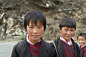 School girls, Haa, Bhutan