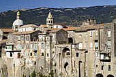 Landscape of SantAgata dei Goti village. Benevento, Campania, Italy