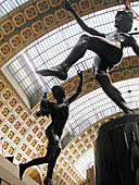 Sculptures at Orsay Museum. Paris. France