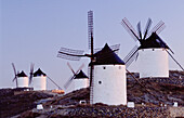 Windmills, Consuegra. Toledo province, Castilla-La Mancha, Spain