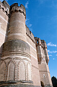 Castle, Coca. Segovia province, Castilla-Leon, Spain