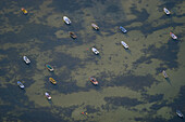 Small boats in sea. Skanor. Skane. Sweden