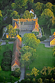 Estate, aerial view. Kristianstad. Skåne. Sweden.