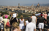 Piazza Michelangelo, Florence. Tuscany, Italy