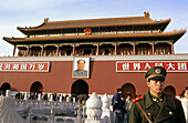 Tiananmen square. Pekin. China.