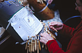 Lacemaking. Cáceres, Spain