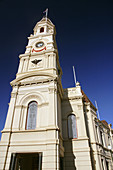 Clock tower of the Town Hall, Fremantle, Perth, Western Australia.