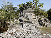 Mayan ruins of Kohunlich (Pre classic & Early Classic, 100 - 600 A.D.). Quintana Roo, Mexico