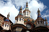 Art nouveau church of Sant Romà, Lloret de Mar. Girona province, Catalonia, Spain