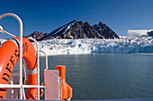 Monaco Glacier, expedition ship Professor Molchanov, Spitsbergen, Norway