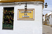 Façade detail. San Basilio neighbourhood. Cordoba. Andalucia. Spain.