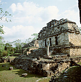 Ruins of the old city of Yaxchilan. Mexico