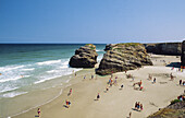 Las Catedrales beach. Ribadeo. Lugo province. Galicia. Spain