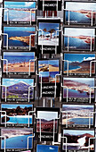 Postcards for sale in Lanzarote. Canary Islands. Spain