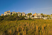 Looking back from the beach, Wild Dunes Island Resort, Isle of Palms, near Charleston, South Carolina