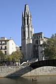 Church of Sant Feliu, Girona. Catalonia, Spain